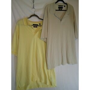 Greg Norman Play Dry XXL Mens Polo Shirts Lot of 2 Golf Moisture Wicking